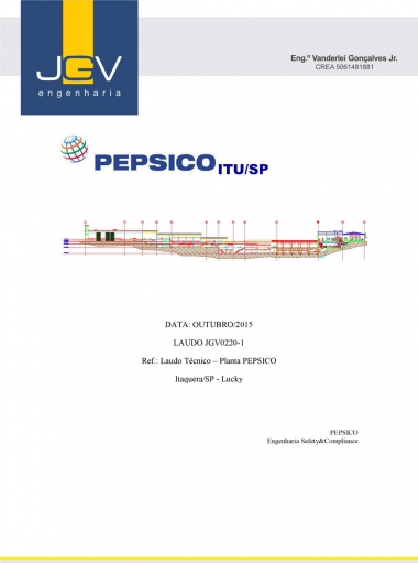 Laudo Técnico - Planta Pepsico Itaquera/SP